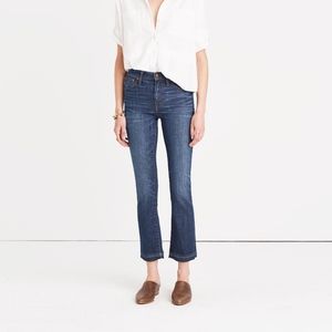 Madewell Jeans Cali Demi Boot Mitchell Drop Hem